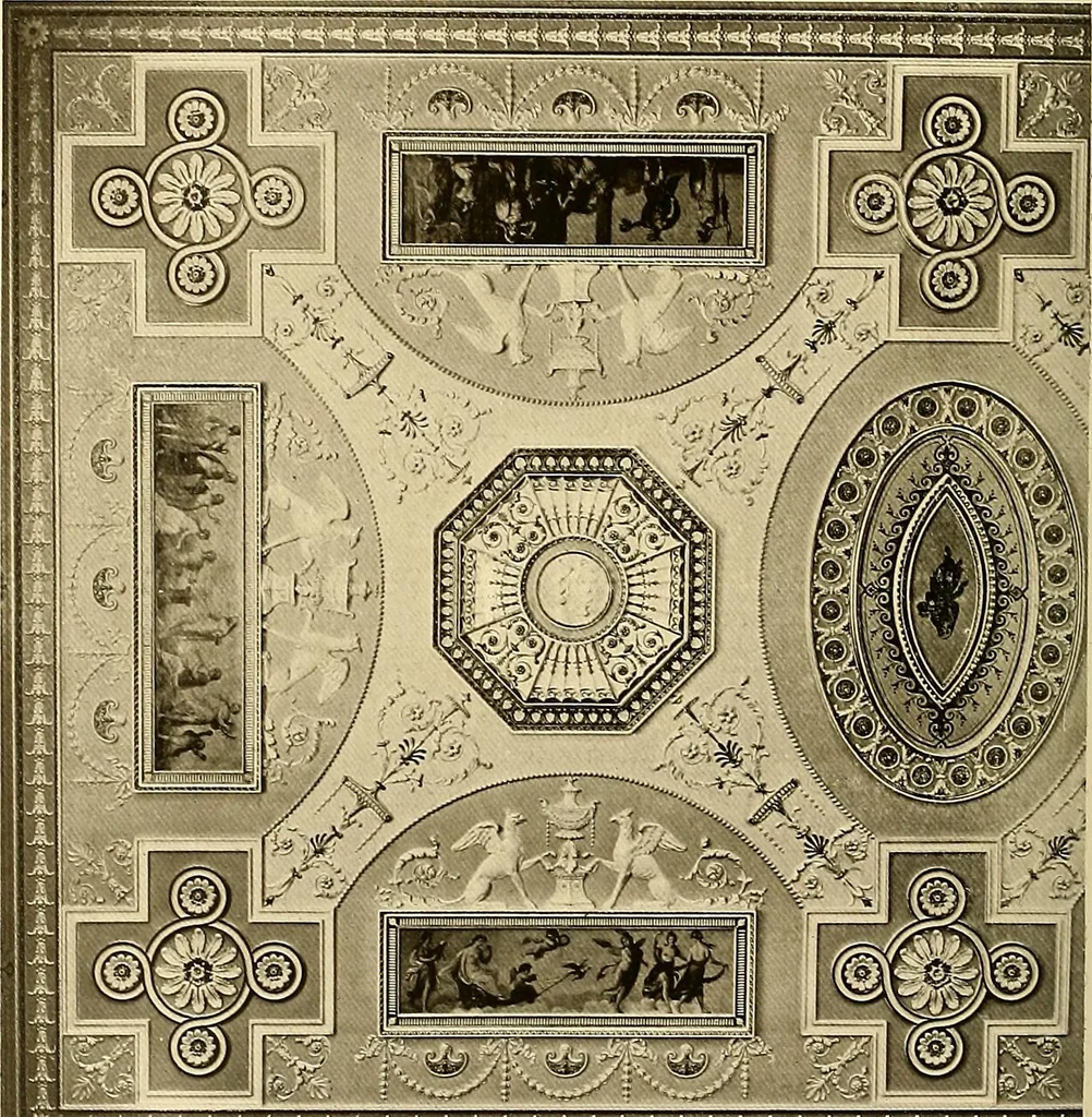 An illustration from Robert Adam & his brothers; their lives, work & influence on English architecture, decoration and furniture, 1915, leaf 261