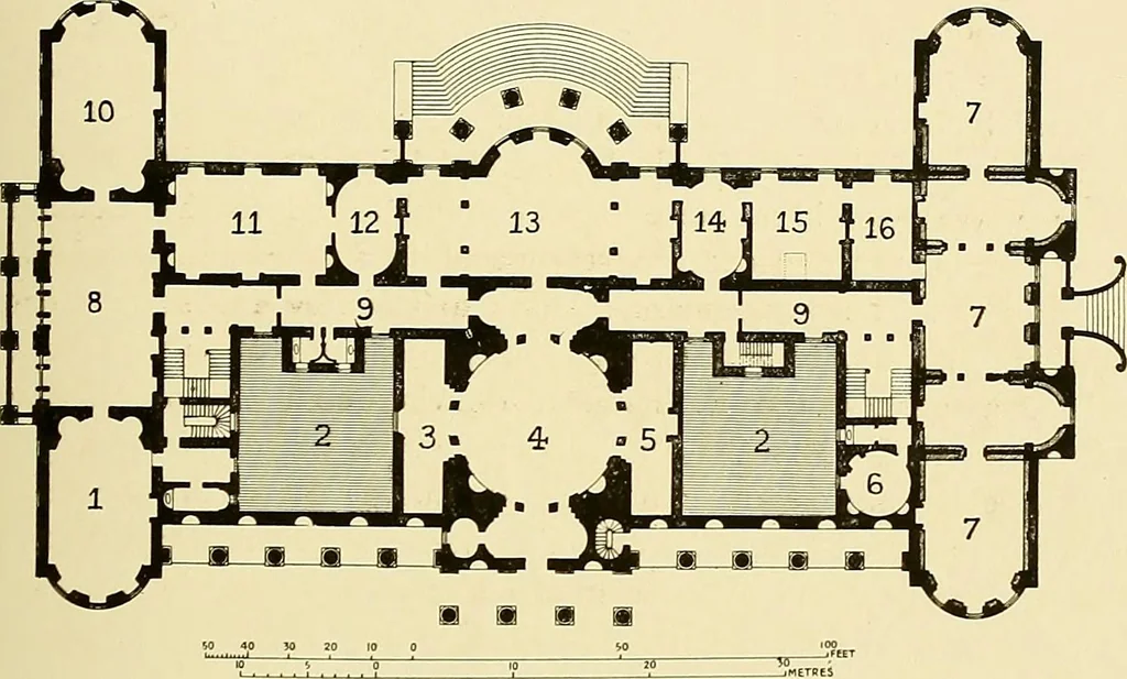 An illustration from Robert Adam & his brothers; their lives, work & influence on English architecture, decoration and furniture, 1915, leaf 272