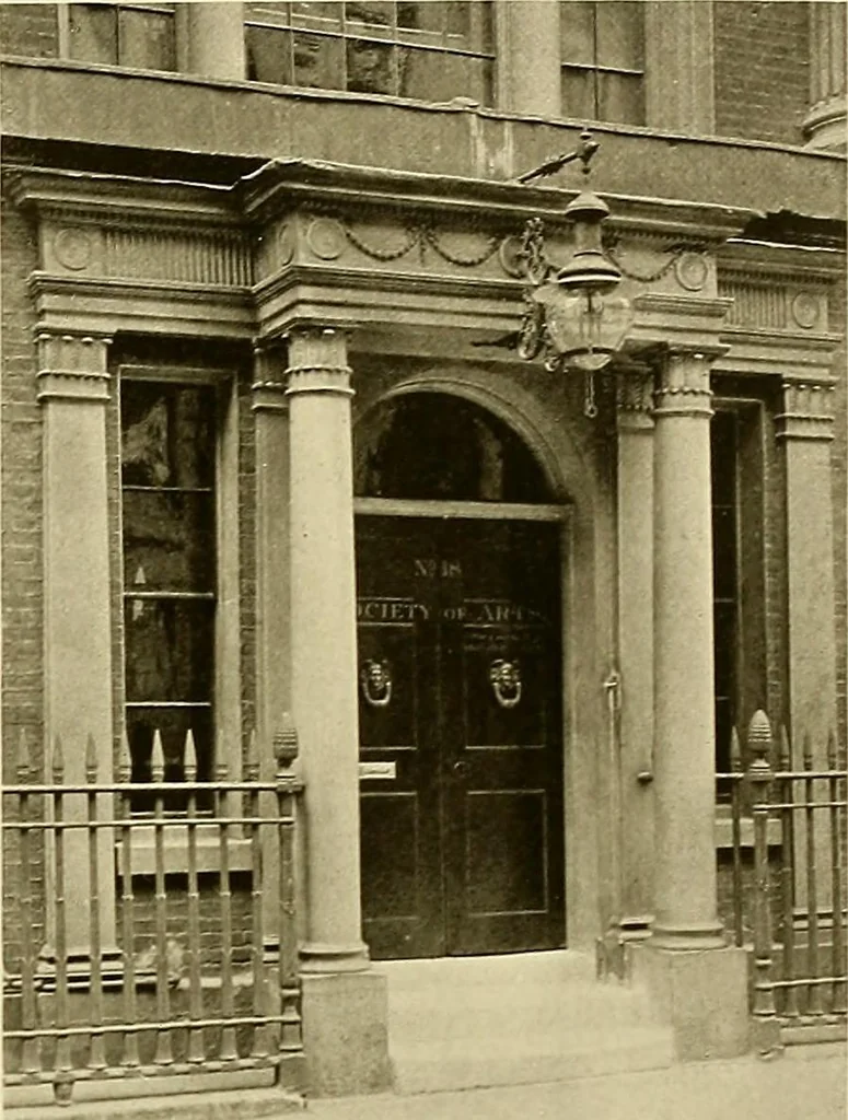 An illustration from Robert Adam & his brothers; their lives, work & influence on English architecture, decoration and furniture, 1915, leaf 286