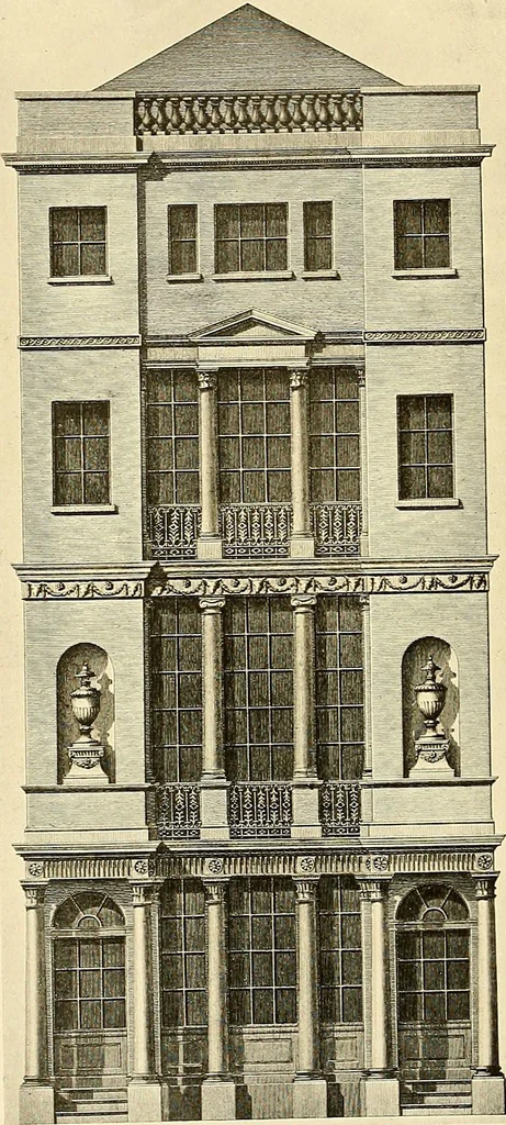 An illustration from Robert Adam & his brothers; their lives, work & influence on English architecture, decoration and furniture, 1915, leaf 295