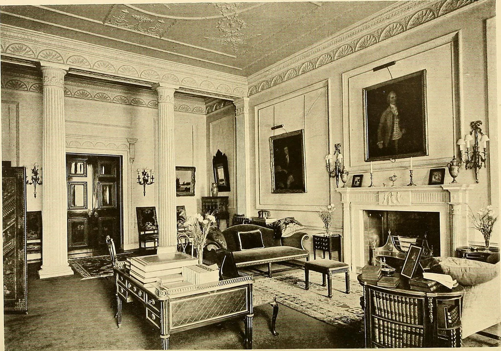 An illustration from Robert Adam & his brothers; their lives, work & influence on English architecture, decoration and furniture, 1915, leaf 297
