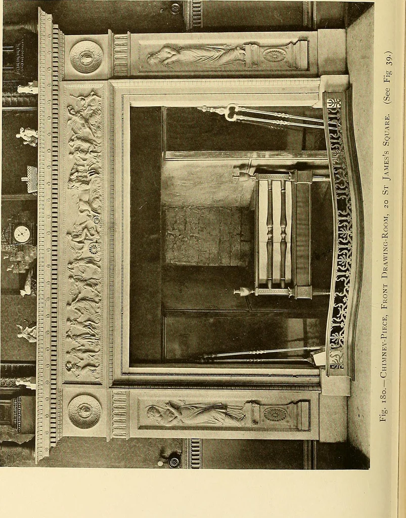 An illustration from Robert Adam & his brothers; their lives, work & influence on English architecture, decoration and furniture, 1915, leaf 301