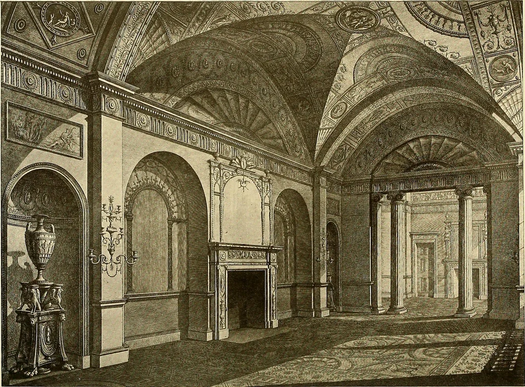 An illustration from Robert Adam & his brothers; their lives, work & influence on English architecture, decoration and furniture, 1915, leaf 315