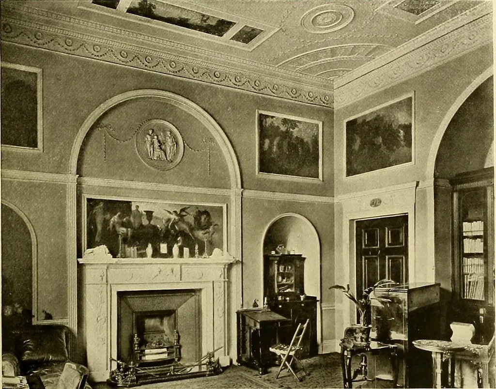 An illustration from Robert Adam & his brothers; their lives, work & influence on English architecture, decoration and furniture, 1915, leaf 318