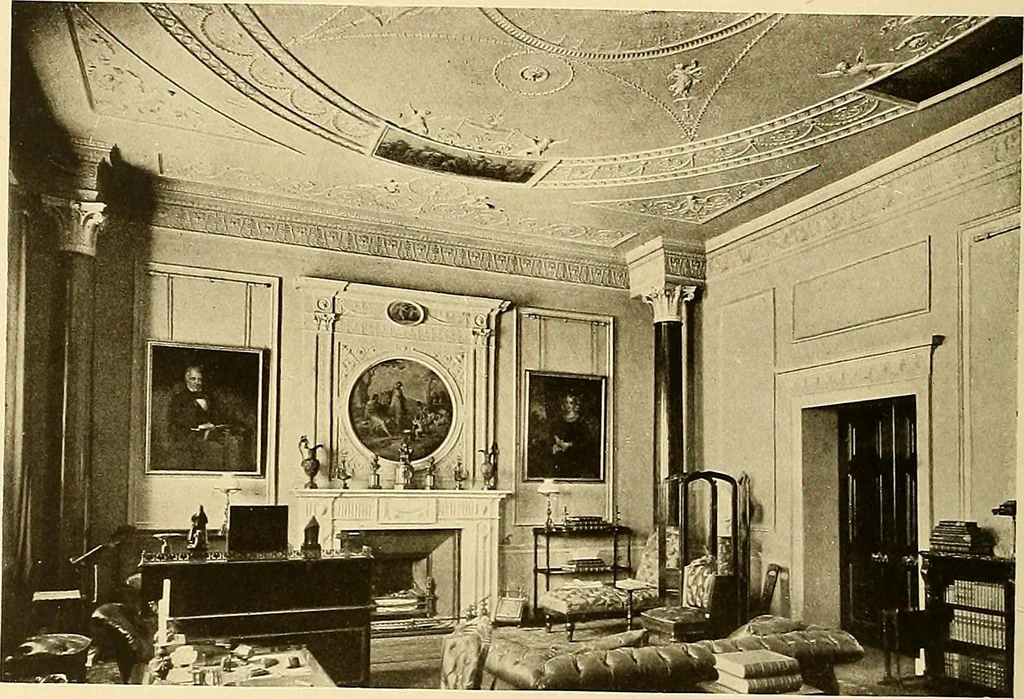 An illustration from Robert Adam & his brothers; their lives, work & influence on English architecture, decoration and furniture, 1915, leaf 319