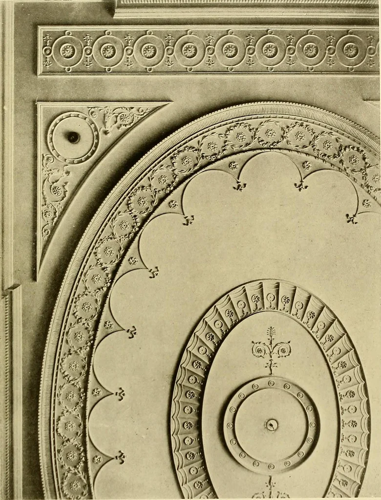 An illustration from Robert Adam & his brothers; their lives, work & influence on English architecture, decoration and furniture, 1915, leaf 332