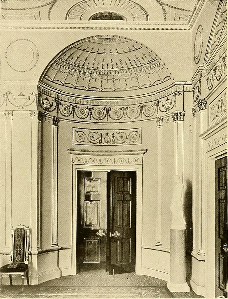 An illustration from Robert Adam & his brothers; their lives, work & influence on English architecture, decoration and furniture, 1915, leaf 337