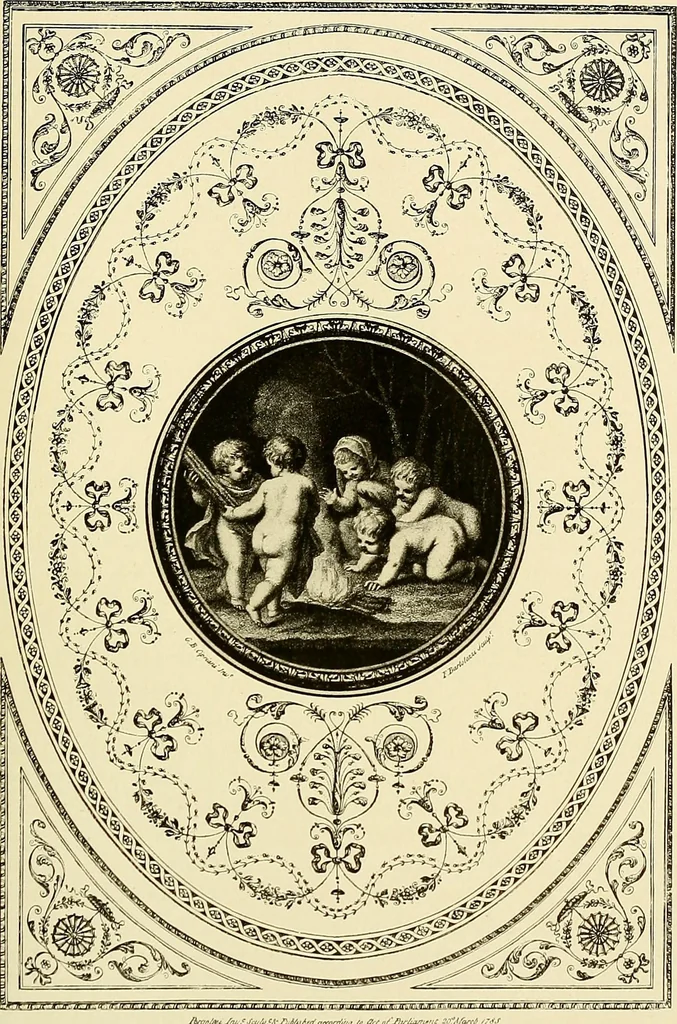 An illustration from Robert Adam & his brothers; their lives, work & influence on English architecture, decoration and furniture, 1915, leaf 342