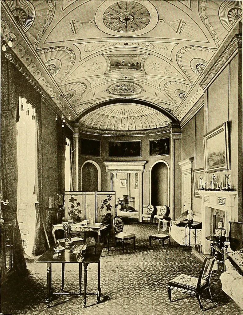 An illustration from Robert Adam & his brothers; their lives, work & influence on English architecture, decoration and furniture, 1915, leaf 345
