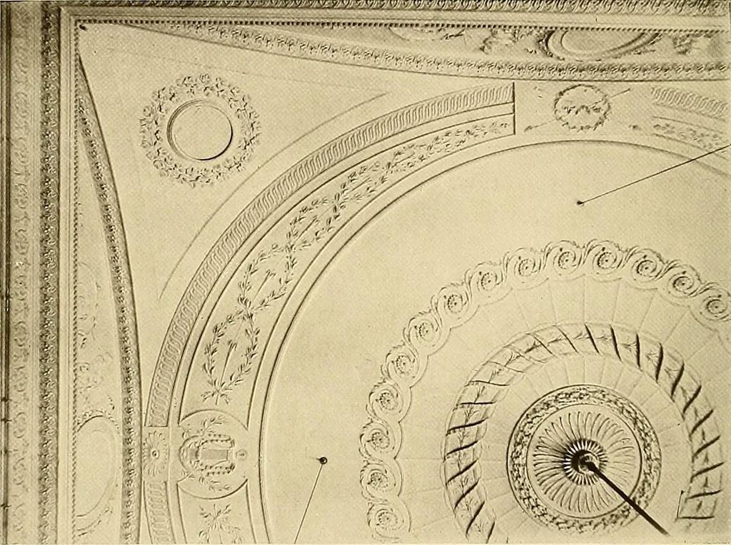 An illustration from Robert Adam & his brothers; their lives, work & influence on English architecture, decoration and furniture, 1915, leaf 57