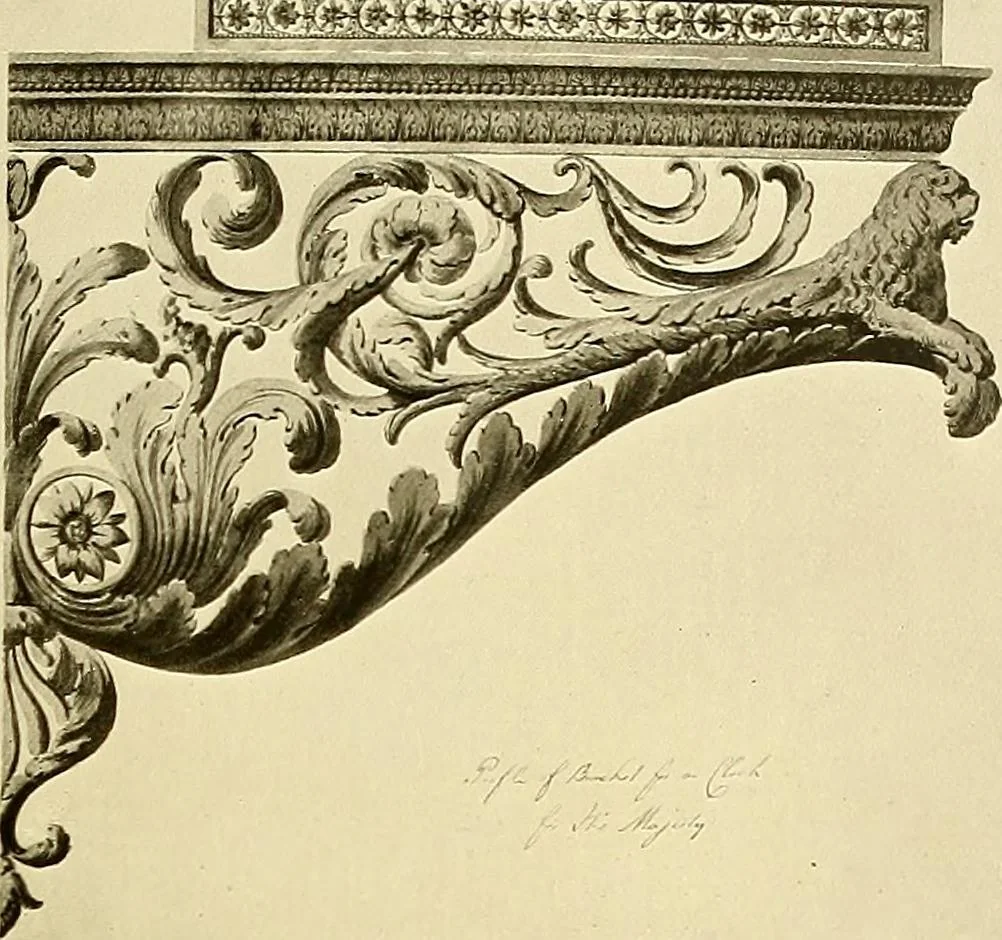 An illustration from Robert Adam & his brothers; their lives, work & influence on English architecture, decoration and furniture, 1915, leaf 74