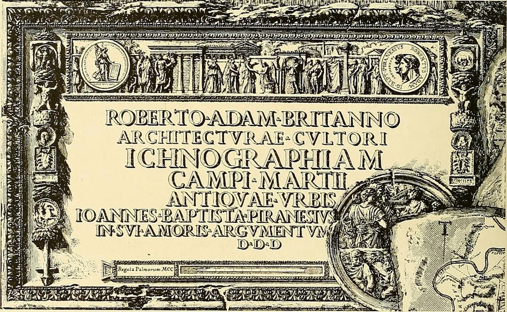 An illustration from Robert Adam & his brothers; their lives, work & influence on English architecture, decoration and furniture, 1915, leaf 81