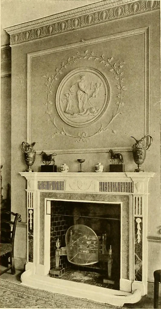 An illustration from Robert Adam & his brothers; their lives, work & influence on English architecture, decoration and furniture, 1915, leaf 90