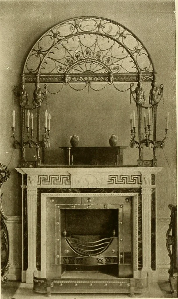 An illustration from Robert Adam & his brothers; their lives, work & influence on English architecture, decoration and furniture, 1915, leaf 92