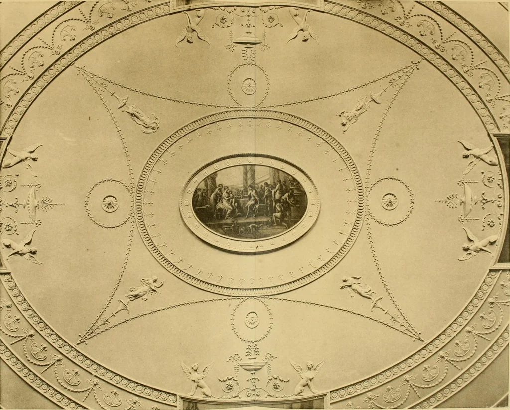 An illustration from Robert Adam & his brothers; their lives, work & influence on English architecture, decoration and furniture, 1915, leaf 99