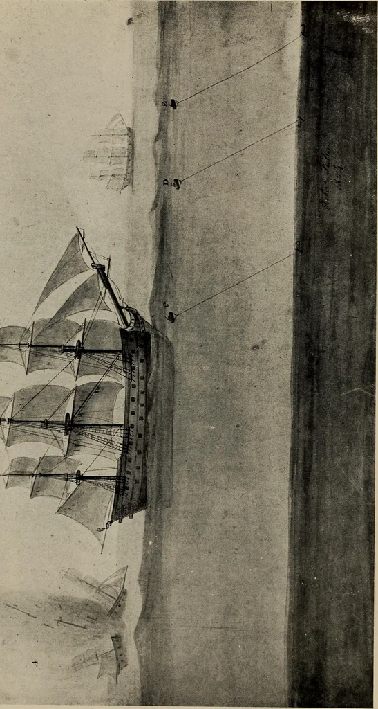 An illustration from Robert Fulton and the submarine, 1922, leaf 112