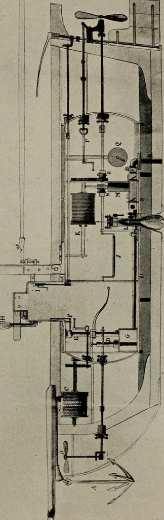 An illustration from Robert Fulton and the submarine, 1922, leaf 92