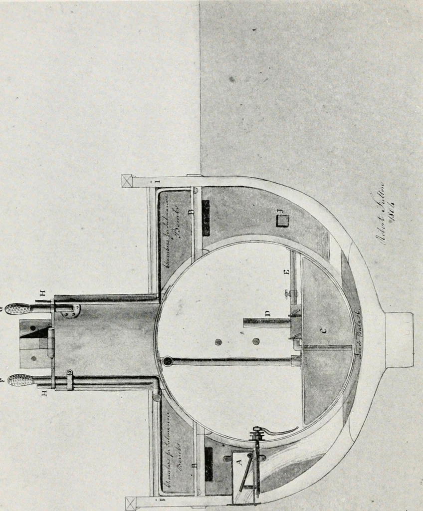 An illustration from Robert Fulton and the submarine, 1922, leaf 93