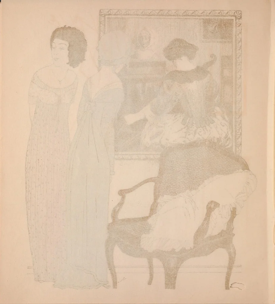 An illustration from Les robes de Paul Poiret, 1908, leaf 16