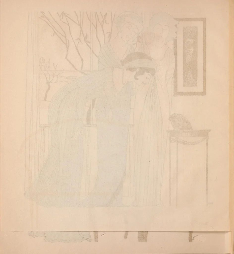 An illustration from Les robes de Paul Poiret, 1908, leaf 18