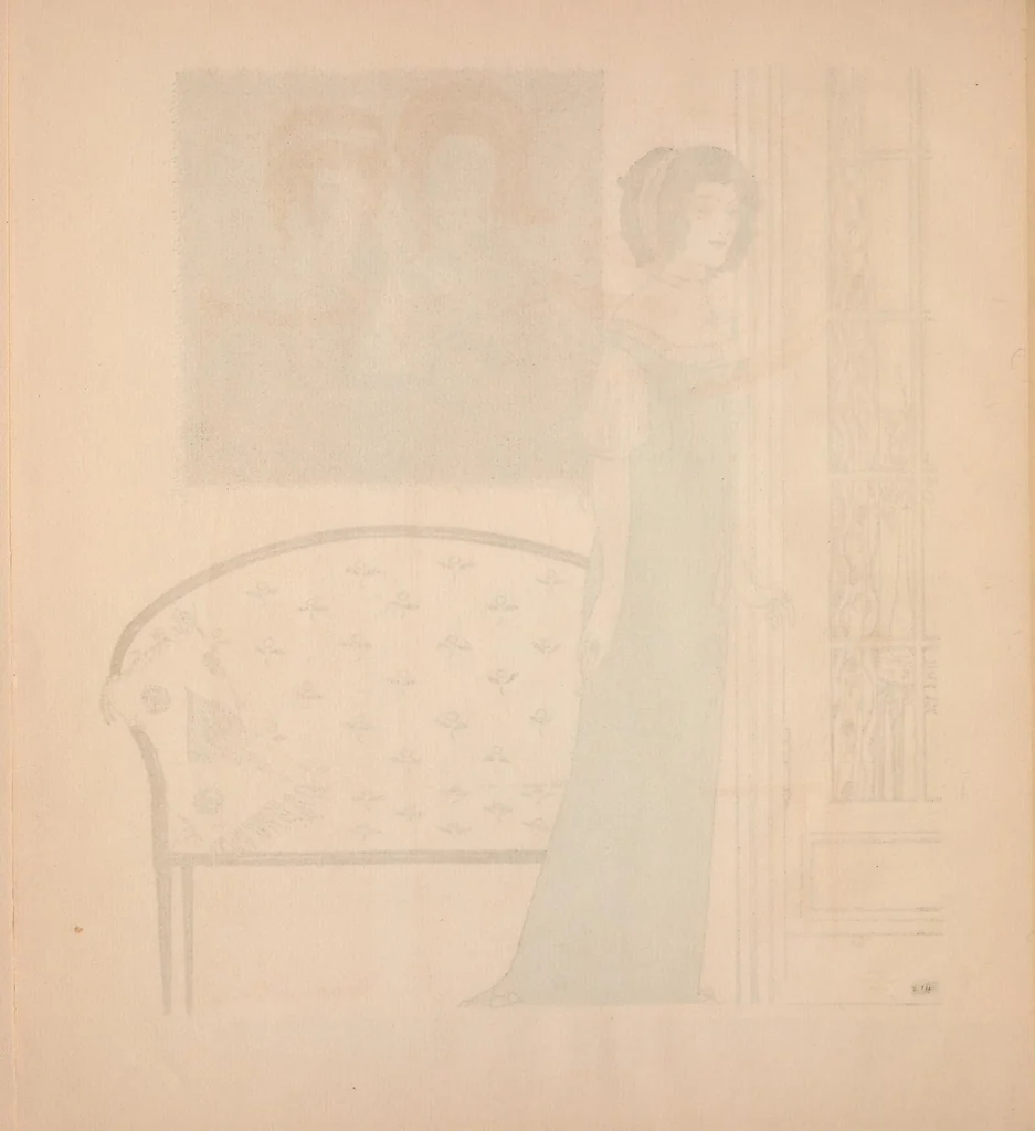 An illustration from Les robes de Paul Poiret, 1908, leaf 20