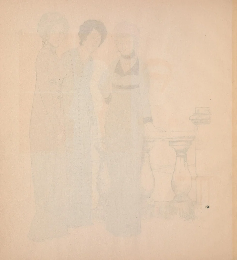 An illustration from Les robes de Paul Poiret, 1908, leaf 26