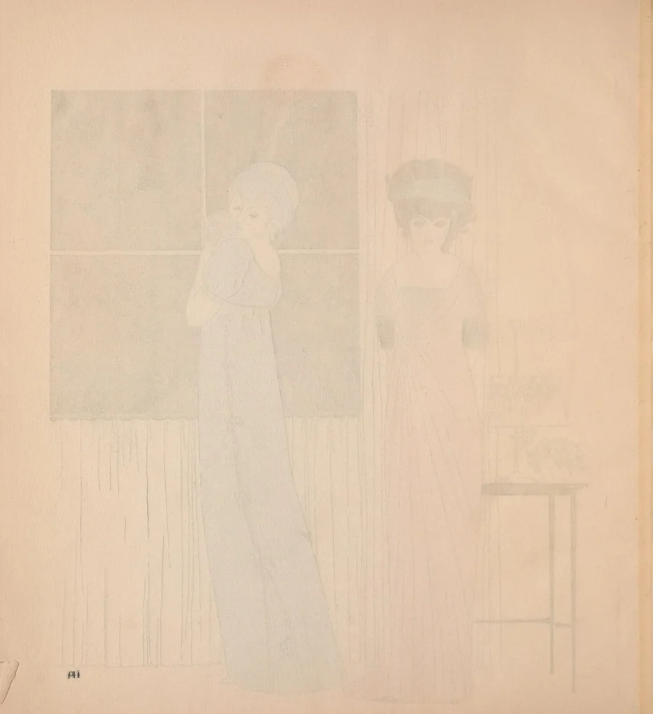 An illustration from Les robes de Paul Poiret, 1908, leaf 28