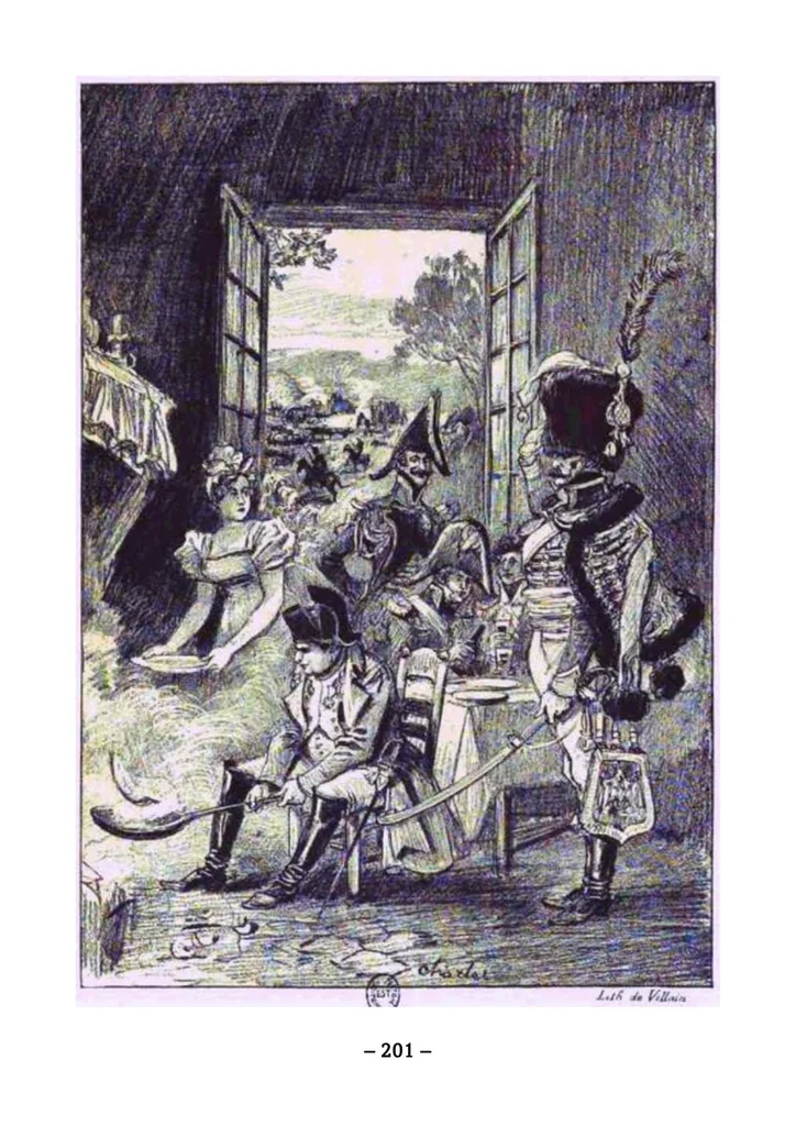 An illustration from La Fin des Livres Contes pour les Bibliophiles Uzanne Constant et Robida Albert, 1894, leaf 200
