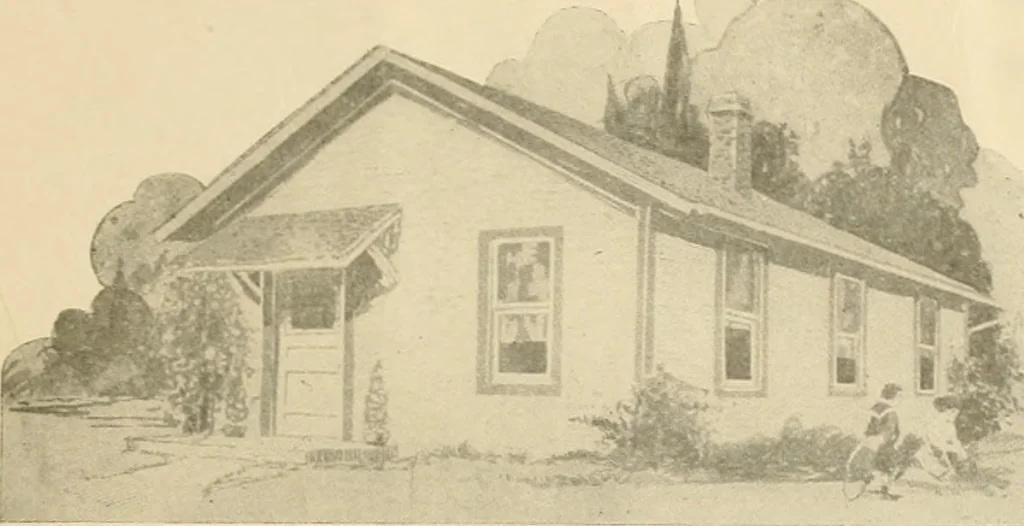 An illustration from Robinson’s money-saving mill-made cut-to-fit houses, 1914, leaf 10