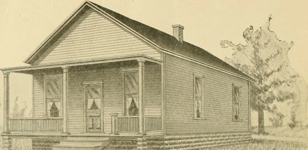 An illustration from Robinson’s money-saving mill-made cut-to-fit houses, 1914, leaf 13