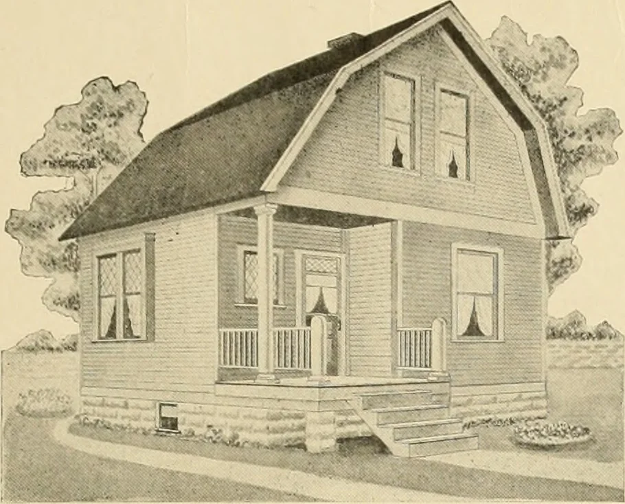 An illustration from Robinson’s money-saving mill-made cut-to-fit houses, 1914, leaf 16