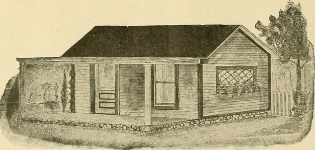 An illustration from Robinson’s money-saving mill-made cut-to-fit houses, 1914, leaf 7