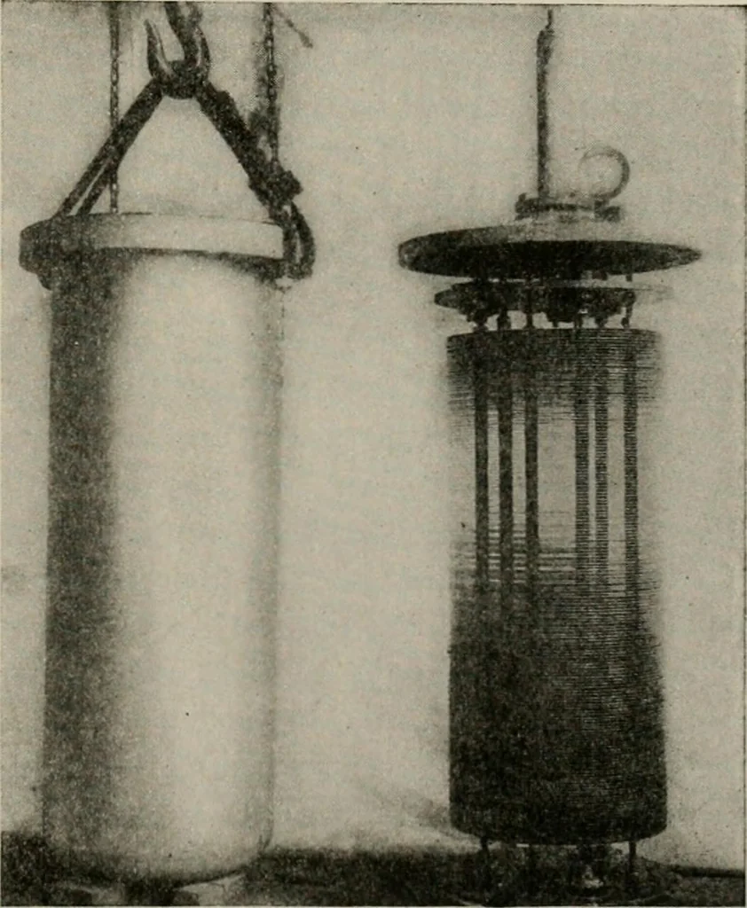 An illustration from Robison's Manual of radio telegraphy and telephony for the use of naval electricians, 1918, leaf 116