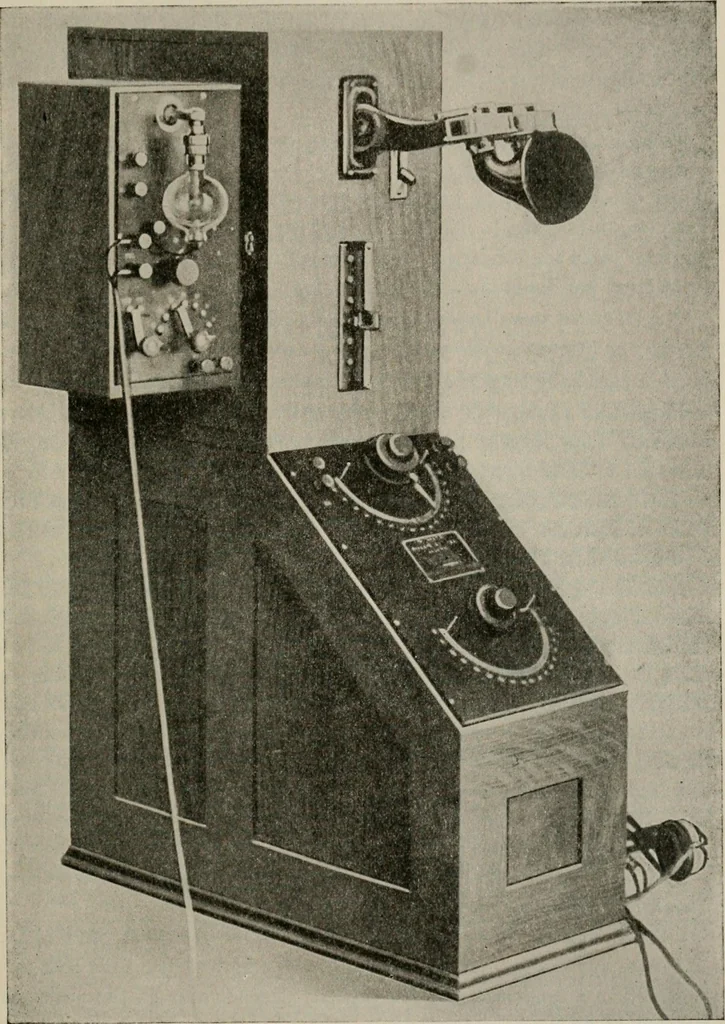 An illustration from Robison's Manual of radio telegraphy and telephony for the use of naval electricians, 1918, leaf 132