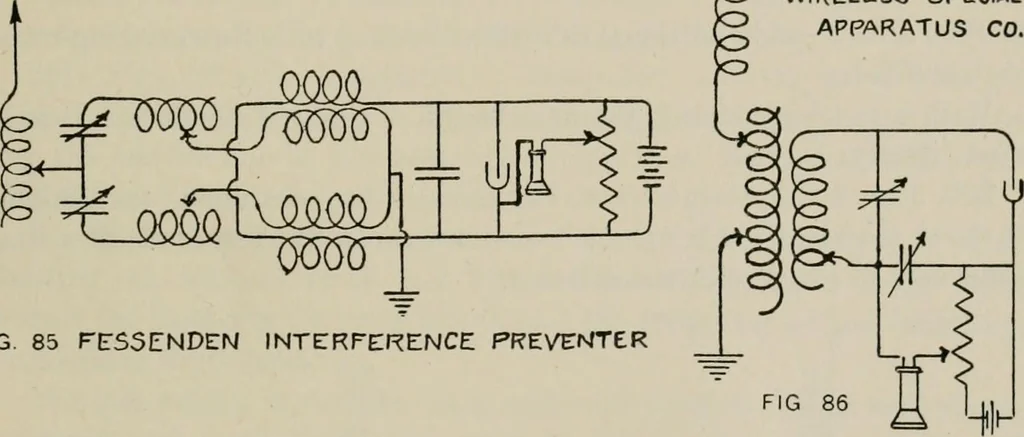 An illustration from Robison's Manual of radio telegraphy and telephony for the use of naval electricians, 1918, leaf 146