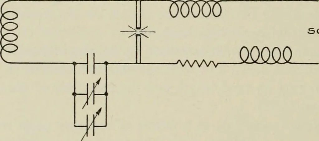 An illustration from Robison's Manual of radio telegraphy and telephony for the use of naval electricians, 1918, leaf 149