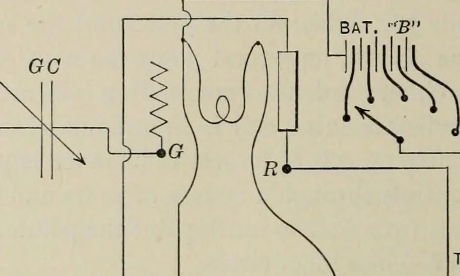An illustration from Robison's Manual of radio telegraphy and telephony for the use of naval electricians, 1918, leaf 157