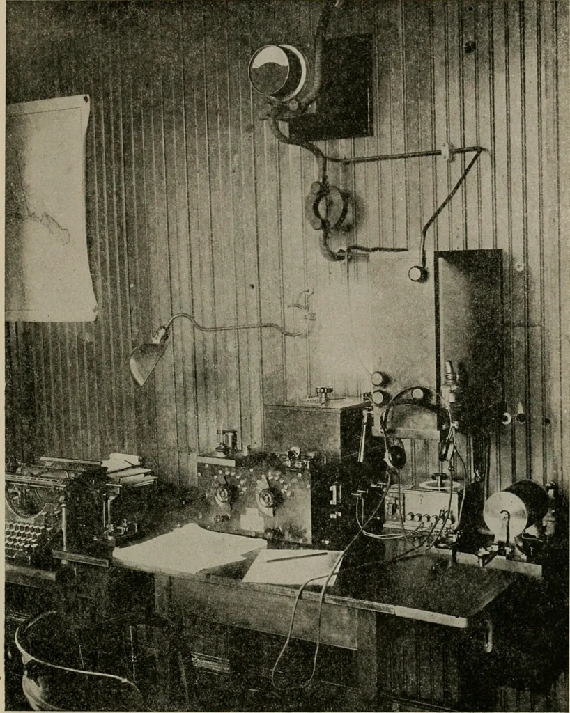 An illustration from Robison's Manual of radio telegraphy and telephony for the use of naval electricians, 1918, leaf 180