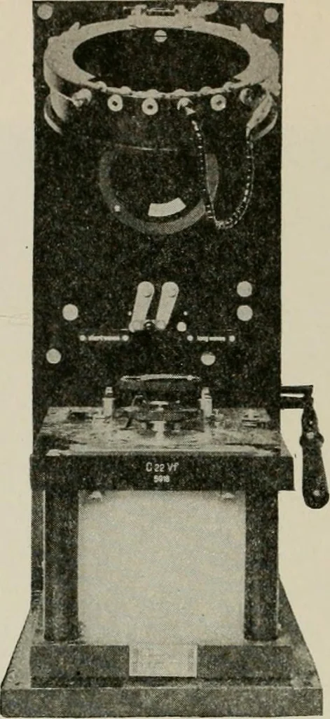 An illustration from Robison's Manual of radio telegraphy and telephony for the use of naval electricians, 1918, leaf 181
