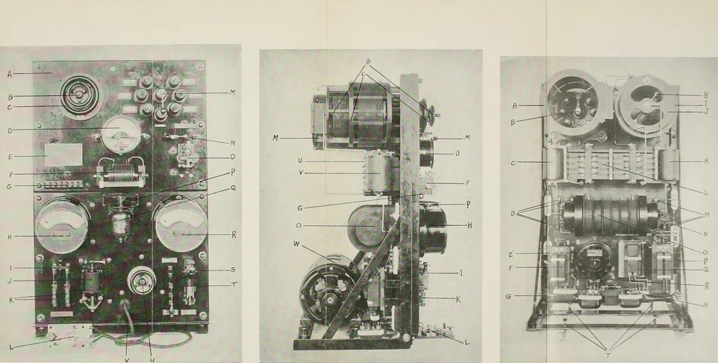 An illustration from Robison's Manual of radio telegraphy and telephony for the use of naval electricians, 1918, leaf 187