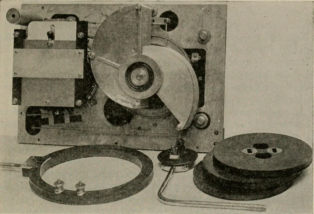 An illustration from Robison's Manual of radio telegraphy and telephony for the use of naval electricians, 1918, leaf 218