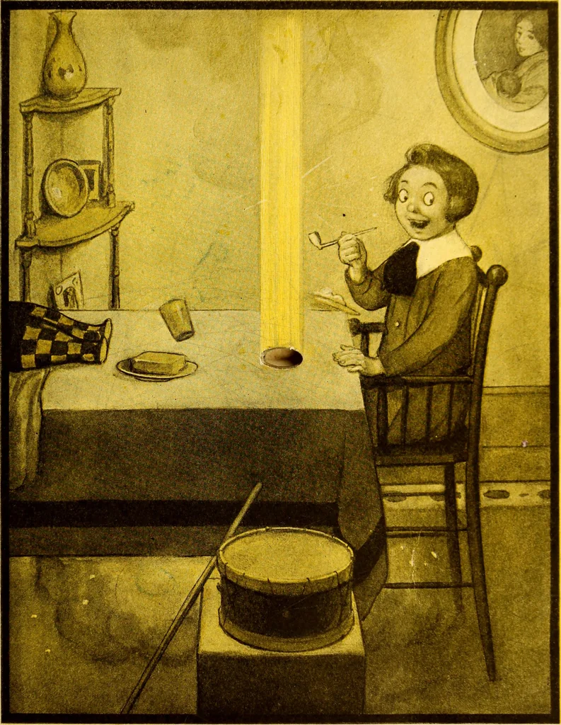 An illustration from The rocket book, 1912, leaf 12