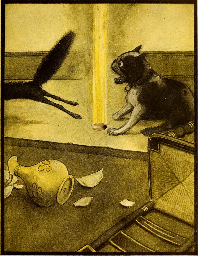 An illustration from The rocket book, 1912, leaf 26