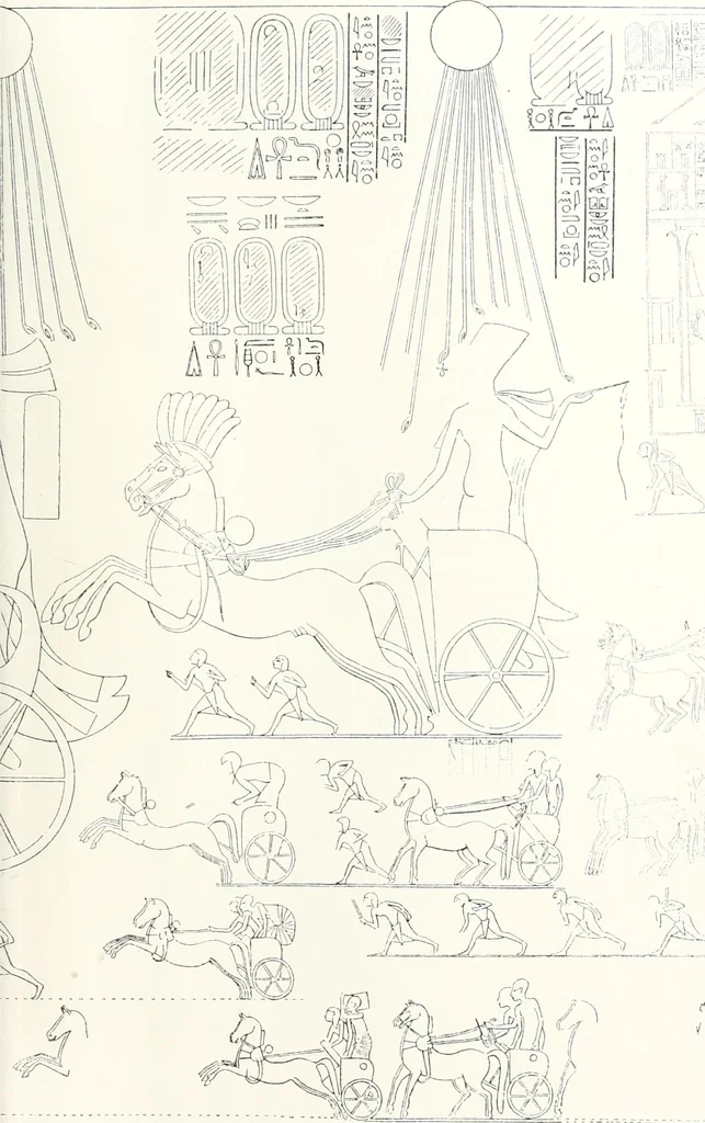An illustration from The rock tombs of El Amarna, 1903, leaf 102