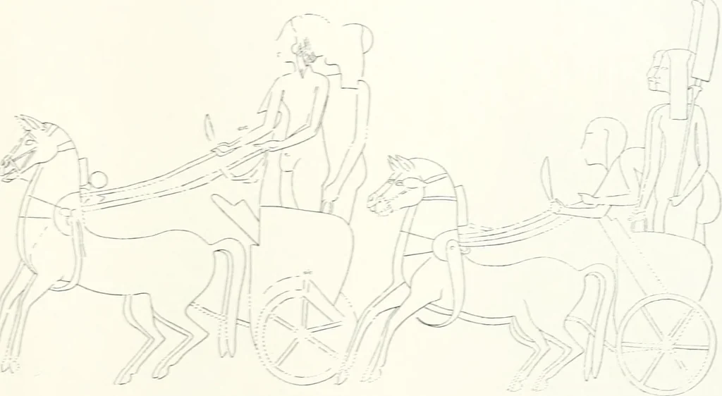 An illustration from The rock tombs of El Amarna, 1903, leaf 106