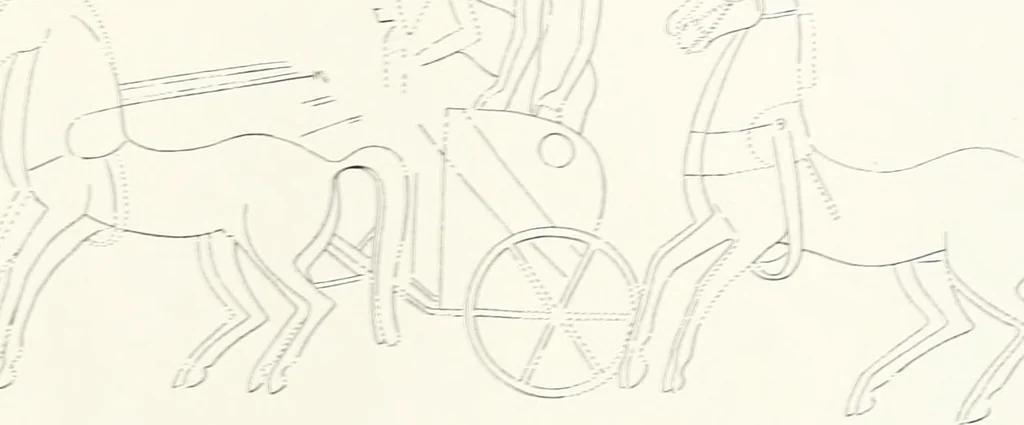 An illustration from The rock tombs of El Amarna, 1903, leaf 106
