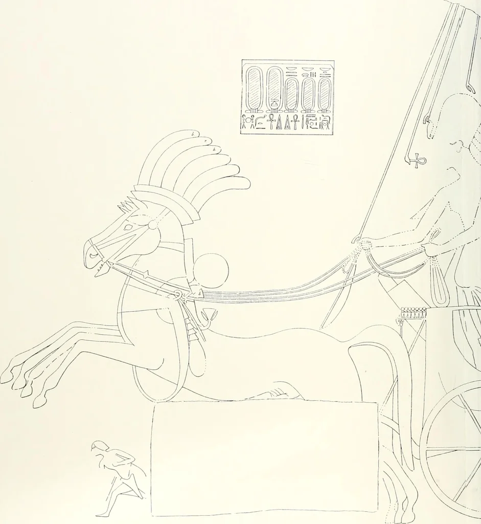 An illustration from The rock tombs of El Amarna, 1903, leaf 109