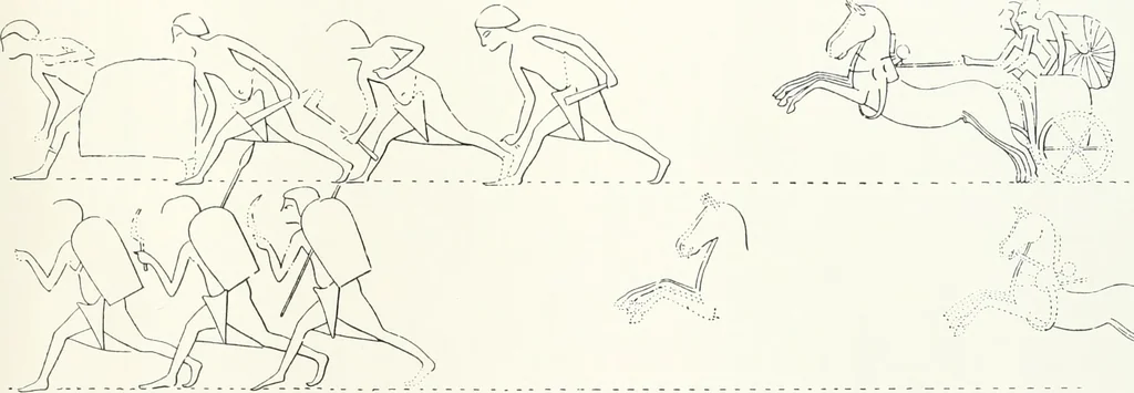 An illustration from The rock tombs of El Amarna, 1903, leaf 112