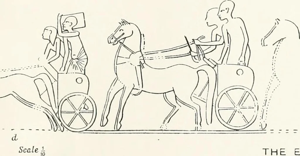 An illustration from The rock tombs of El Amarna, 1903, leaf 112