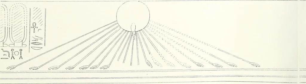 An illustration from The rock tombs of El Amarna, 1903, leaf 119